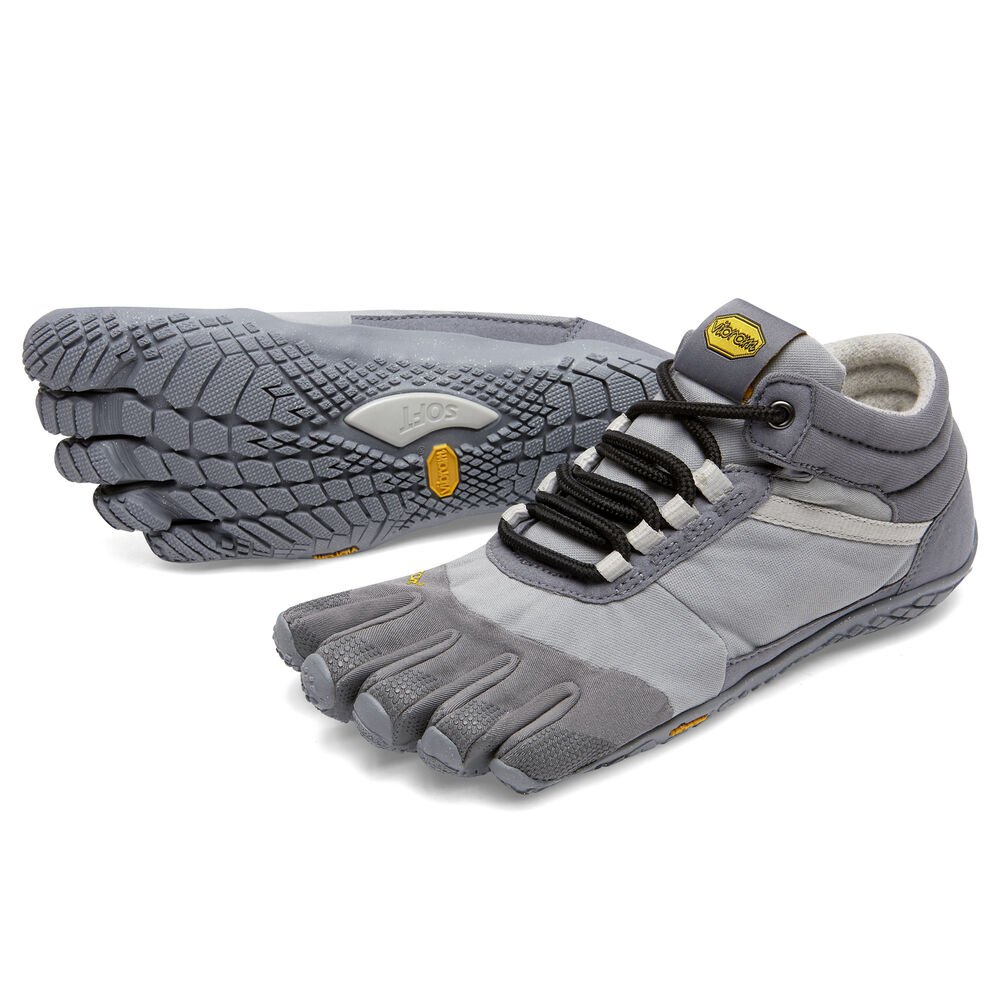 Vibram Five Fingers Womens Trek Ascent Insulated - Running Shoes Grey - JFR912348